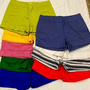Size 6 women’s shorts, 9 pairs, same style, New York & Co.
